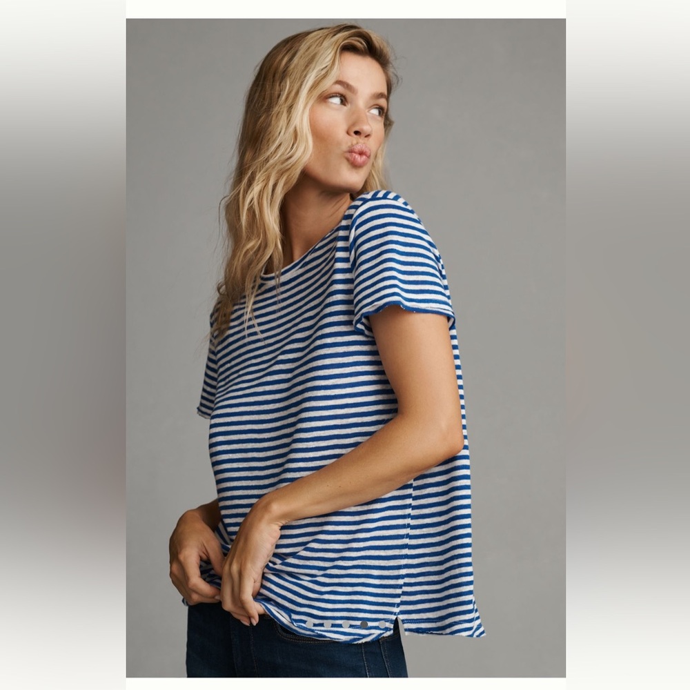 Frame linen tee xs